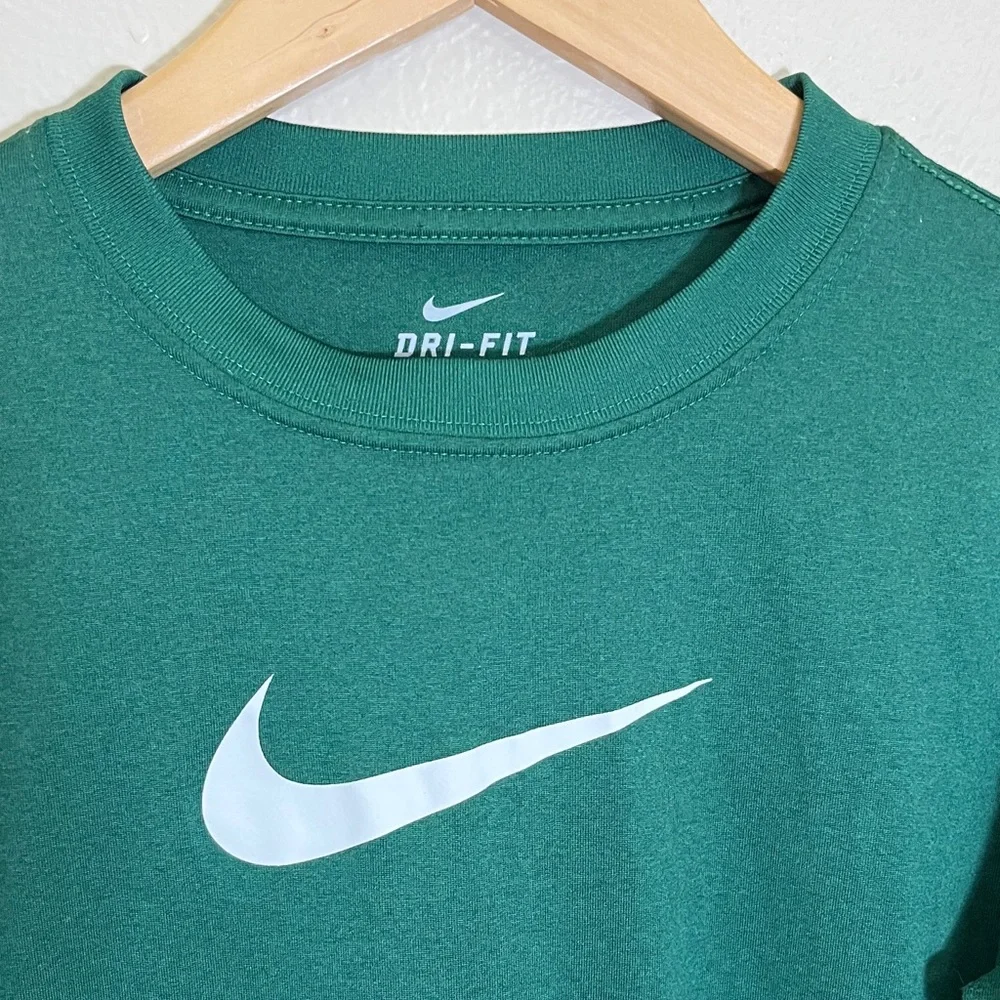 Nike Dark Green Dri-FIT Athletic Long Sleeve Tee